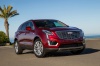 2019 Cadillac XT5 AWD in Red from a front right view